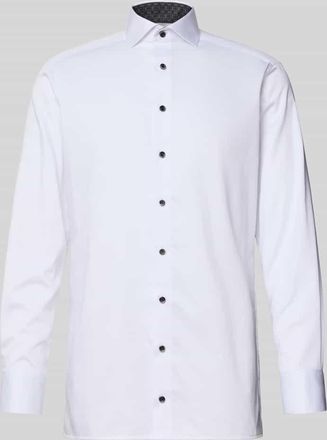 Olymp Modern Fit Business-Hemd mit Kentkragen in Weiss, Größe 40