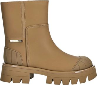 Michael Kors Schoenen, Dames, Beige, 41 EU, Polyester, Sydra Boot