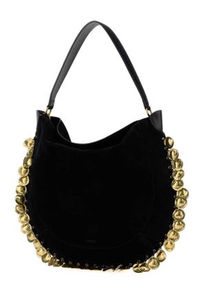 Isabel Marant Womens Black Suede Oskan Shopping Bag Borse A Mano