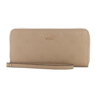 Guess Portemonnee met rits - Dames - Portefeuilles - Beige - ONE Size - Accessoires