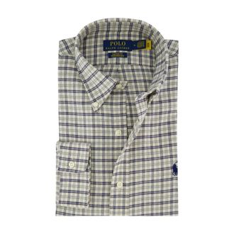 Polo Ralph Lauren Overhemden, Heren, Veelkleurig, M, Katoen, Geruit Overhemd