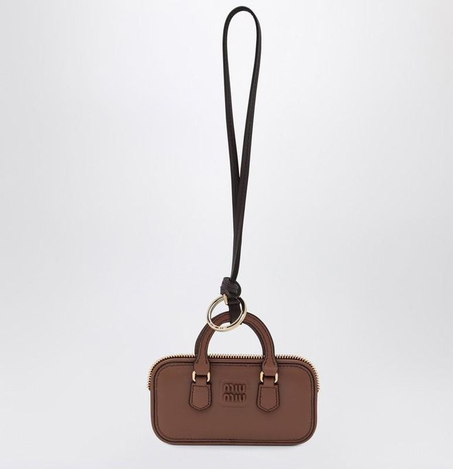 Trick Arcadie in cognac-coloured leather