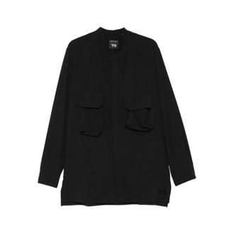 Yohji Yamamoto Tunics, female, Black, Size: XS UT Overshirt