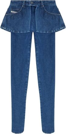 Diesel D-Spika Skinny Jeans - Dames - Slim Fit Jeans - Blauw - XS - Katoen - Jeans