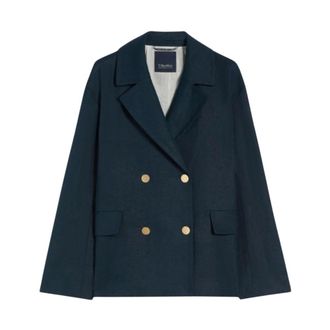 Max Mara Blazers, female, Blue, Size: XS Blazers