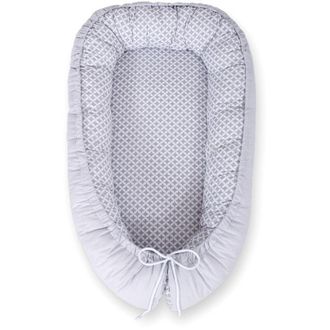 OEM Capullo Para Beb&eacute;, Doble Cara, Parque, Arrullo, Premium Bobono - Mini-roseta, Gris