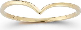 Ember Fine Jewelry V Ring in Gold at Nordstrom Rack, Size 7