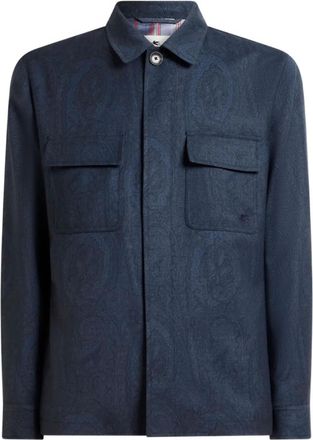 Etro Giacca con tasche - Blu