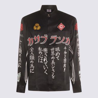 Casablanca Black Silk Shirt