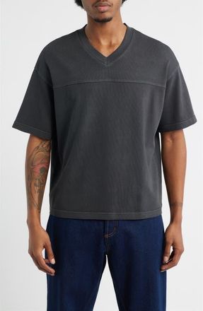 BP. Seamed Heavyweight T-Shirt in Black Faded at Nordstrom, Size Xx-Large