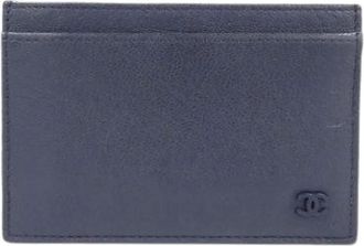 Chanel Pre-owned Card Case - - Pre-owned - Donna - Blu - ONE SIZE
