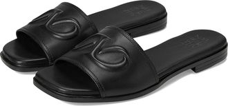 Naturalizer Genevieve Womens Wedge Shoes Black Leather : 8.5 W (C)