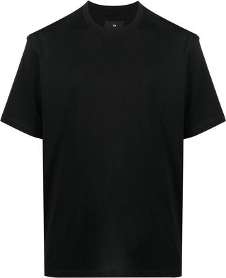 Yohji Yamamoto logo-print short-sleeved T-shirt - unisex - Cotton - S - Black