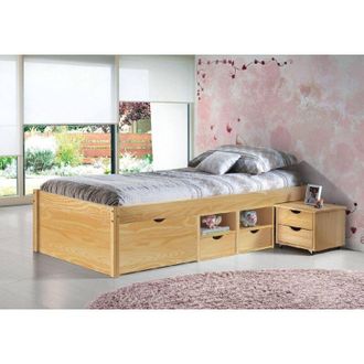 Dmora Letto Matrimoniale Cavallo, Letto Matrimoniale Contenitore, Matrimoniale, Marrone