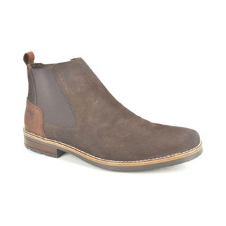 Rieker ChelseaBoot +tiret - Heren - Schoenen - Bruin - Maat: 40 EU Su&egrave;de