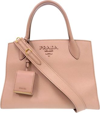 Prada Pre-owned Prada Medium Saffiano Cuir Monochrome Top Handle Tote Ladies XCIYG7IMETAJ0K7H