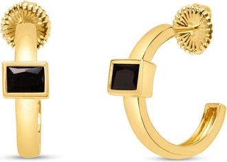 Bruno Magli Felecia Gold Earrings, Nera