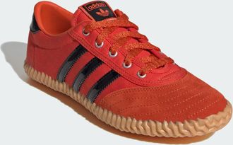 adidas Originals ADIDAS Originals Womens Volley Plimsole Shoes - Red Leather - Size UK 7.5