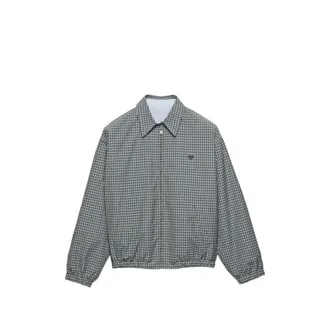 Prada Check-pattern Zip-fastening Jacket