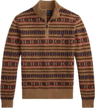 Ralph Lauren Heren, Truien, Bruin, Maat: XL Wol