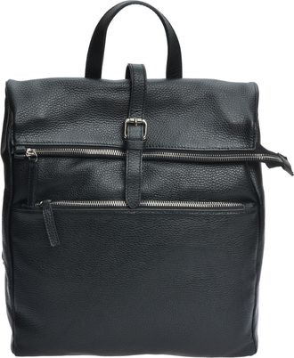 Anna Luchini Zwart Rundleer Tas