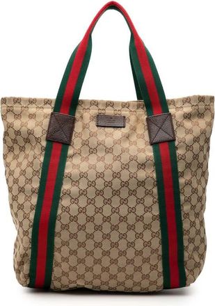 Gucci Pre-owned Gucci GG Canvas Web Tote Ladies 4QIYWXQFX4T2588Q