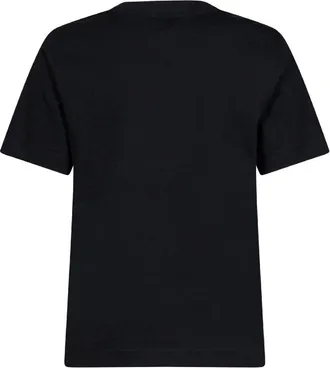 Burberry Womens T-Shirt Ekd Check Black Cotton T-Shirts & Jerseys