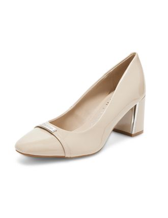 Calvin Klein Womens Unesta Pump, Taupe 240, 7 UK