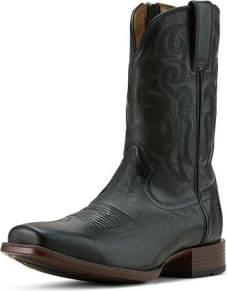 Ariat Mens Bodie Western Boots in Iron Black, D Medium Width, Size 10.5, by Ariat