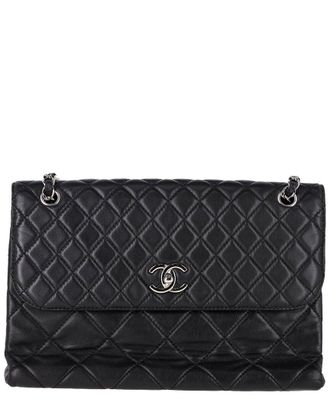 Chanel Black Sheep Leather Maxi Quilted (Authentic Pre-Loved)