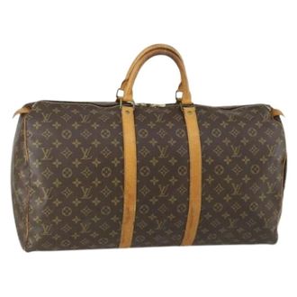 Louis Vuitton Pre-owned Weekend Bags, female, Brown, Size: ONE SIZE Pre-owned Vintage Weekend Bag
