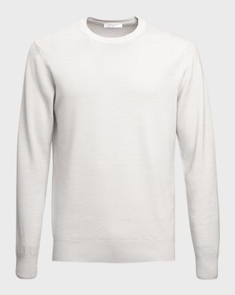 Boglioli Men & apos;s Garment-Dyed Wool Sweater