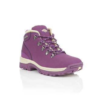 Northwest Territory Ladies Trek Lace Up Leather Upper Water Proof Walking/Hiking/Outdoor Trekking Boot (Purple, 8 UK, numeric_8)