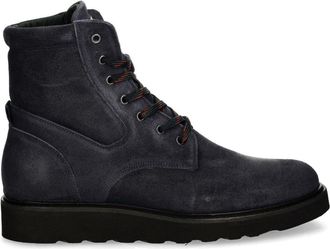 Paul Smith lace-up ankle boots - men - Calf Suede/Rubber/Fabric - 10 - Blue