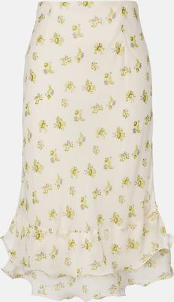 Dorothee Schumacher Gonna Airy Daydream con stampa floreale