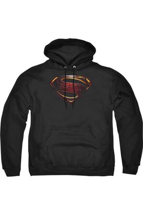 Gildan Justice League Movie Superman Logo Adult Pull Over Hoodie / Hooded Sweatshirt