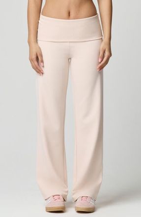 Florence By Mills Sport Sheen Foldover Pants in Quartz at Nordstrom, Size Xx-Large
