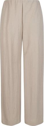 Harris Wharf London Wide Trousers, female, Beige, Size: L Wide-Leg Trousers