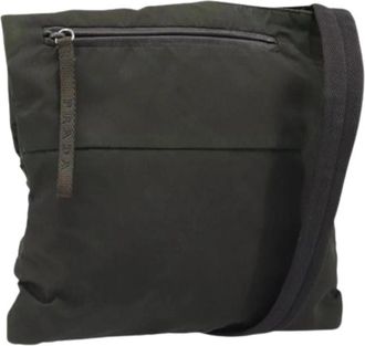 Prada Pre-owned Vintage Nylon Schoudertas - Dames - Vintage Schoudertas - Groen - ONE Size - Nylon - Vintage
