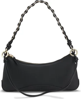 HUGO BOSS Faux-leather shoulder bag with two straps