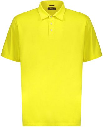 Moorer Short Sleeve Cotton Polo Shirt