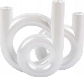 Present Time Home-styling-collection Candelabro Anillo Dorado Dise&ntilde;o Moderno