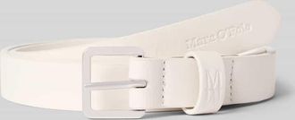 Marc O'Polo G&uuml;rtel aus echtem Rindsleder in Weiss, Gr&ouml;&szlig;e 100