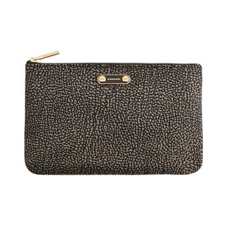 Borbonese Accessoires, Dames, Grijs, ONE Size, B-Club Busta Piatta