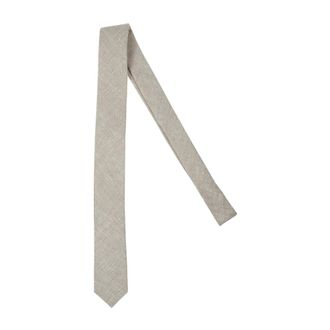 Eleventy Tes0M010 Tie - male - Eleventy - Ties - Beige - ONE SIZE - Accessories