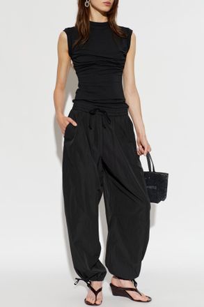Alexander Wang Top With Ruching, Womens, Black