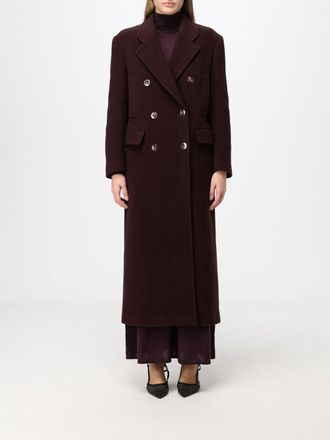 Pinko Cappotto lungo doppiopetto in misto lana con rever classici