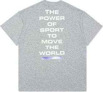 Nike x Pigalle Crossover Logo Alphabet Printing Casual Sports Round Neck Short Sleeve Couple Style Gray CK2336-063