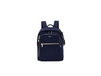 Tumi Halsey Backpack Computer Bags Indigo/Light Gold, Leather