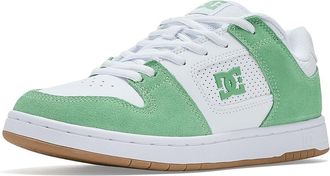 DC Manteca 4 Womens Shoes White/Mint/Gum : 10.5 B - Medium, Leather